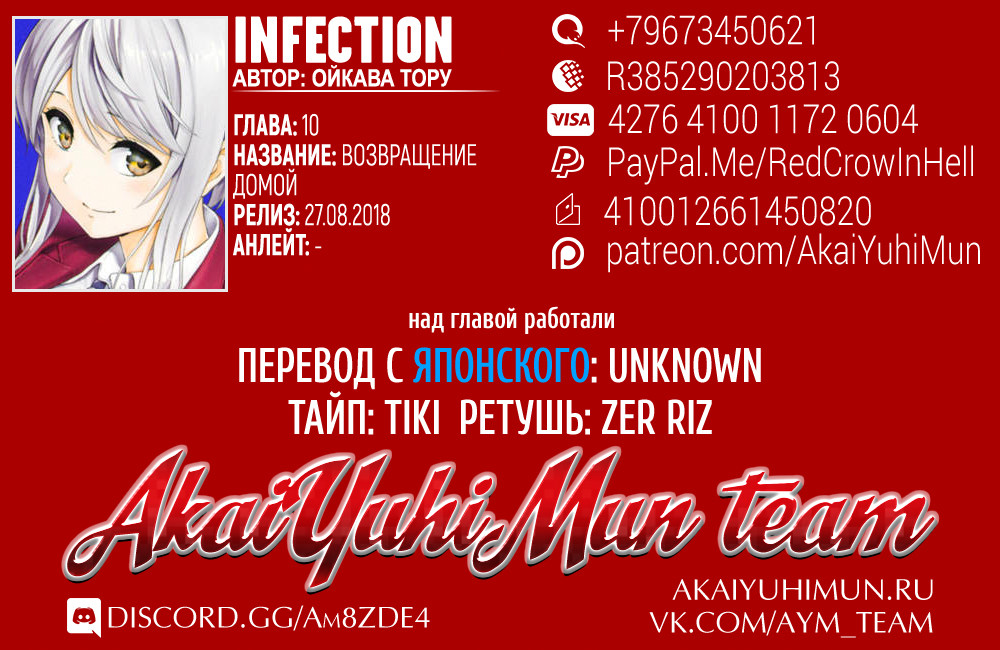 Return x 2. Infection 2 Манга.